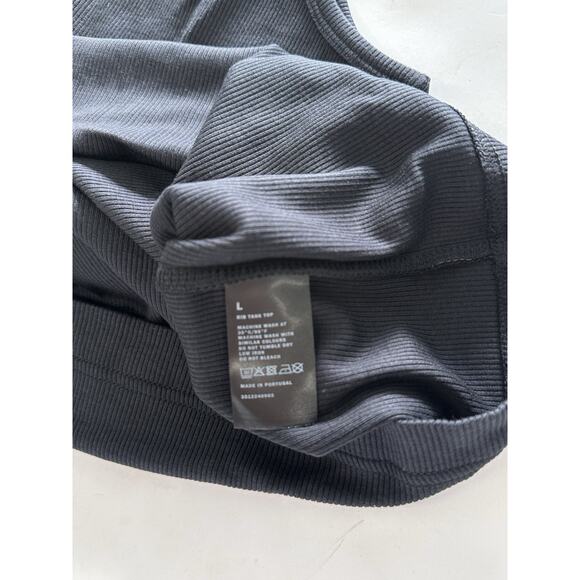 CDLP Rib Tank Top Lyocell Black Large - Picture 4 of 4